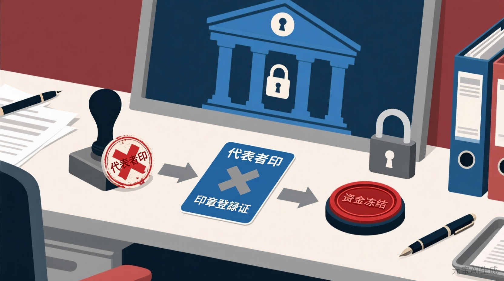 日本公司印章遗失后的法务局与银行应急流程